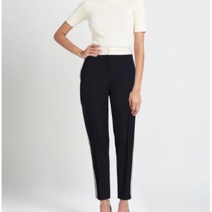 ESCADA || Black Straight Cut Cropped Trouser Sz. 40 - 10/12